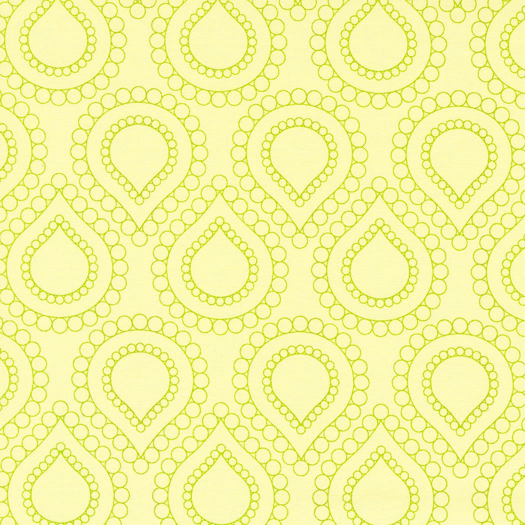 Moda-Beaded Lotus Kiwi-fabric-gather here online