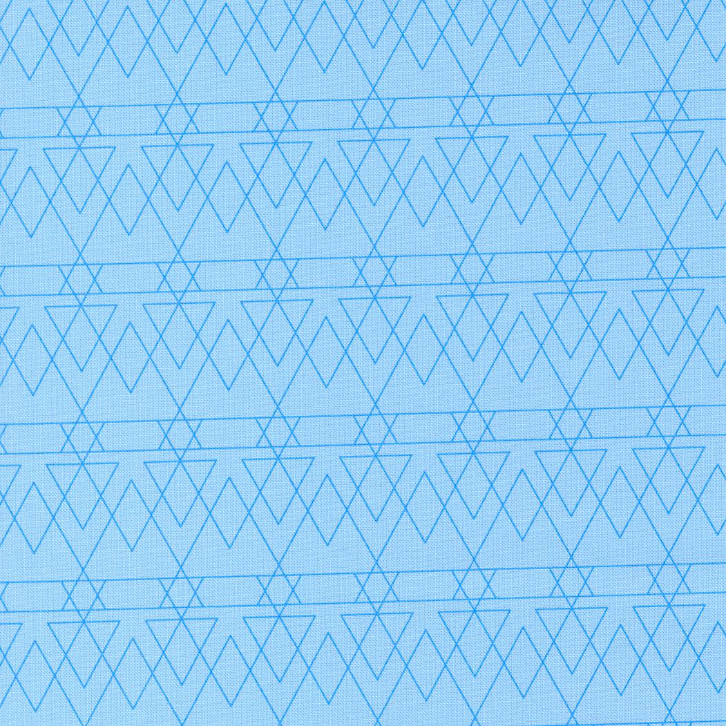 Moda-Triangled Blue Ice-fabric-gather here online