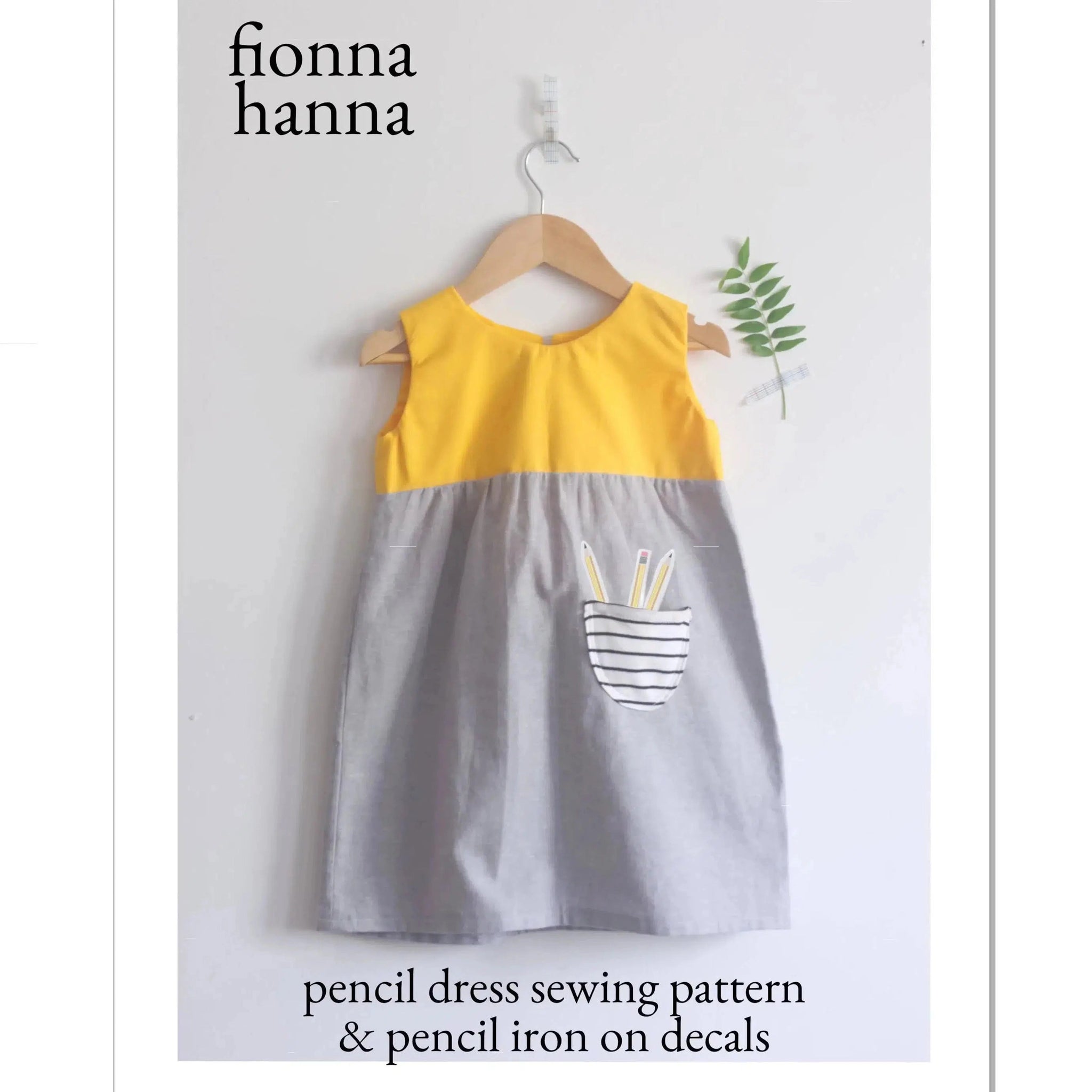 Fionna Hanna-Pencil Dress Sewing Pattern-sewing pattern - kids-gather here online
