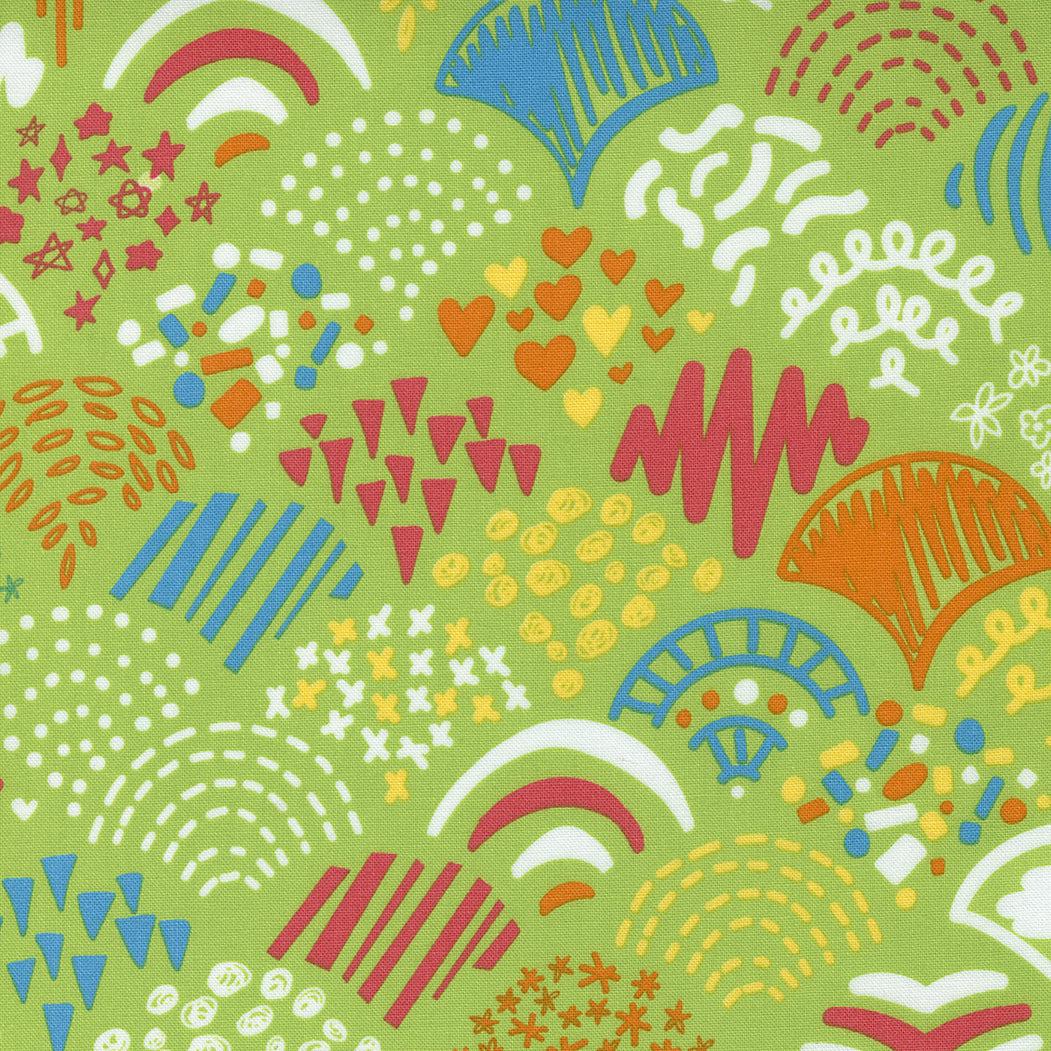 Moda-Doodles for Days Sprout-fabric-gather here online