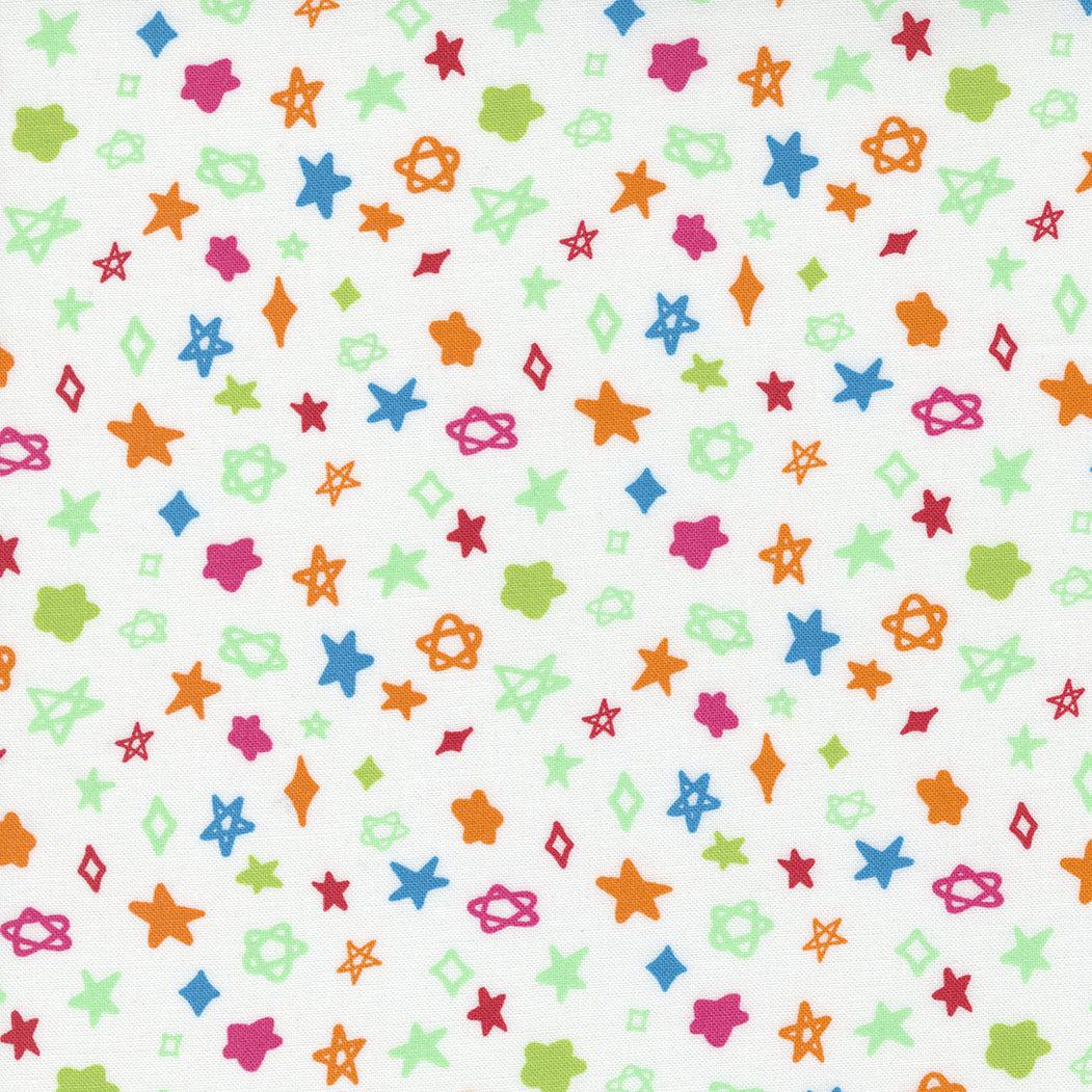 Moda-Starlight Cloud Rainbow - Glow in the Dark-fabric-gather here online