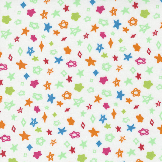 Moda-Starlight Cloud Rainbow - Glow in the Dark-fabric-gather here online