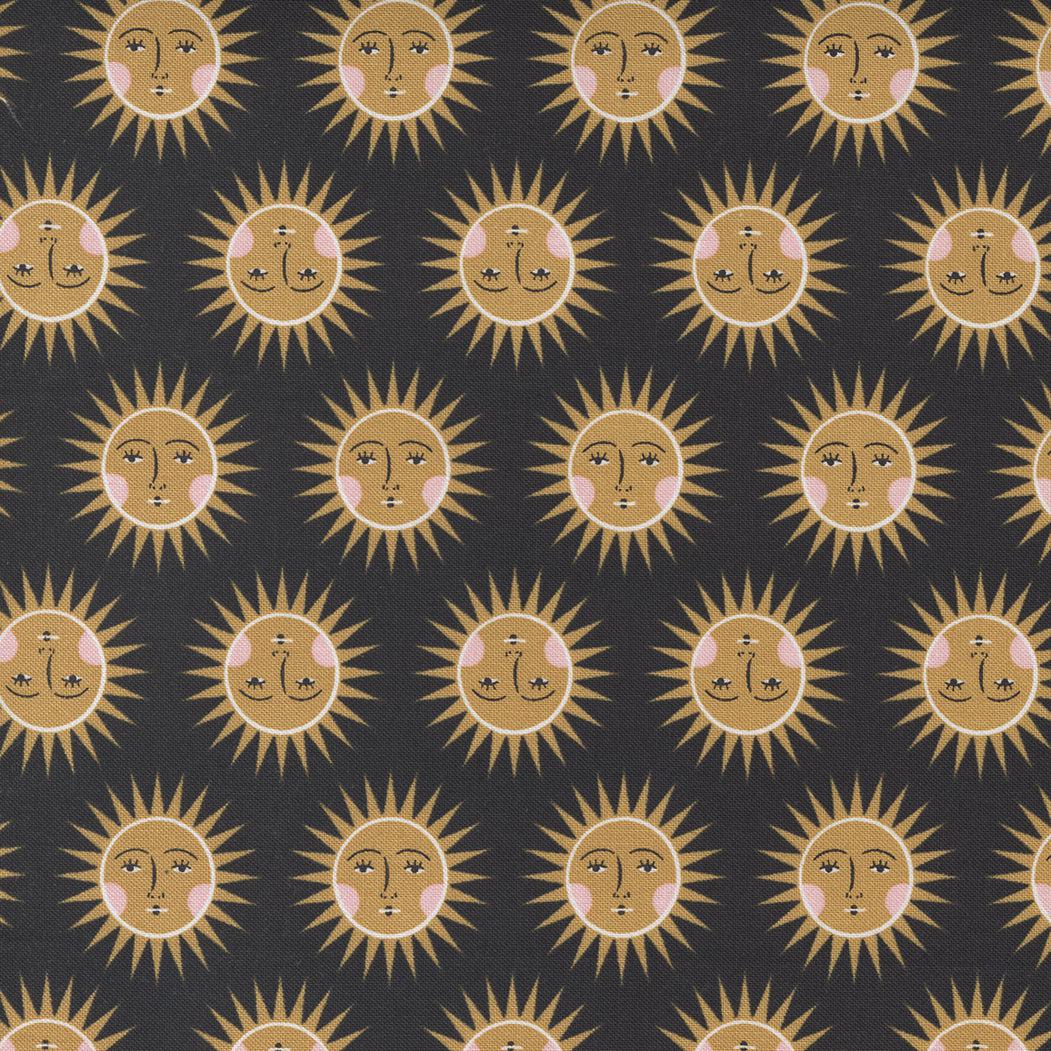 Moda-Sunshine Raven-fabric-gather here online