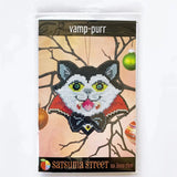 Satsuma Street-Vamp-purr Cross Stitch Ornament Kit-xstitch kit-gather here online