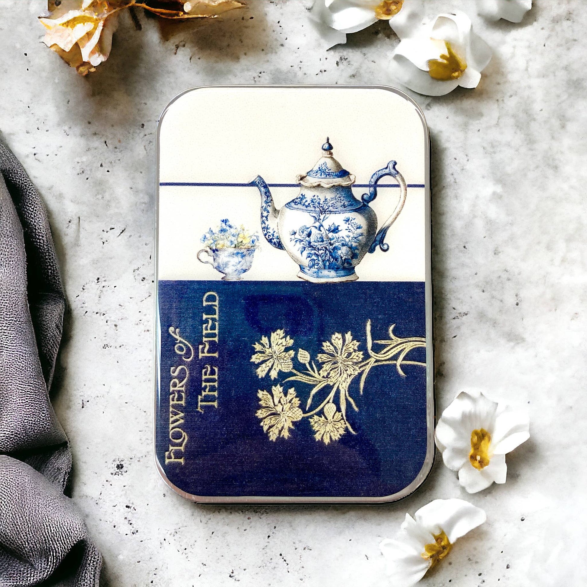 Firefly Notes-Tea Time Large Notions Tin-knitting notion-gather here online