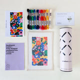 Unwind Studio-Jungley Flowers Needlepoint Kit-embroidery kit-gather here online