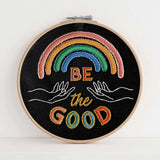 Antiquaria-Be the Good 6" Embroidery Kit-embroidery kit-gather here online