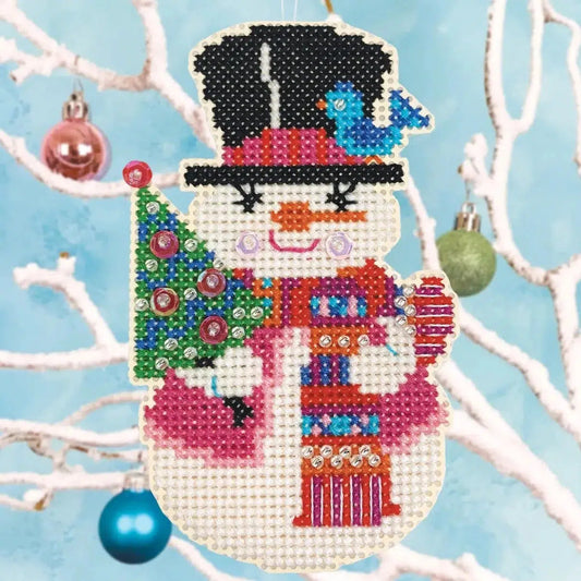 Satsuma Street-Snow Buddy Cross Stitch Ornament Kit-xstitch kit-gather here online