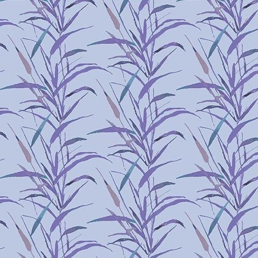 Windham Fabrics-Wild Grass on Cornflower-fabric-gather here online