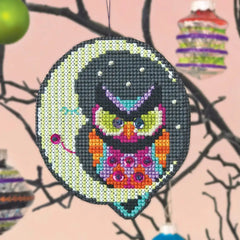 Satsuma Street-Night Owl Cross Stitch Ornament Kit-xstitch kit-gather here online
