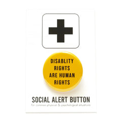 Word For Word-Disability Rights Pinback Button-accessory-gather here online
