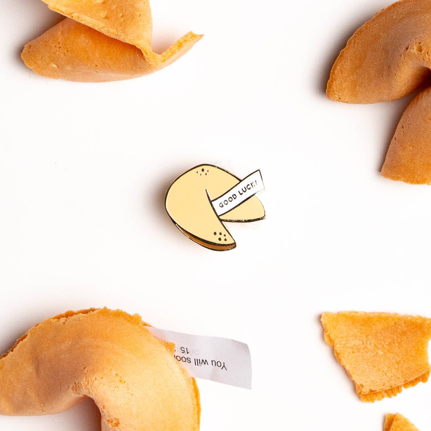 Sherry's Palette-Fortune Cookie Enamel Pin-accessory-gather here online