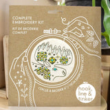 Hook, Line & Tinker-Folk Moose Embroidery Kit-embroidery kit-gather here online