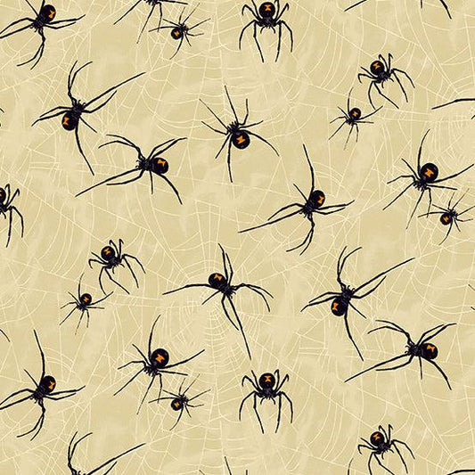 Andover Fabrics-Black Widow Moonlight-fabric-gather here online