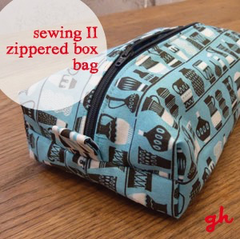 gather here classes-Zipper Box Bag-class-gather here online