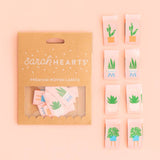 Sarah Hearts-Houseplants Multipack Woven Labels-notion-gather here online