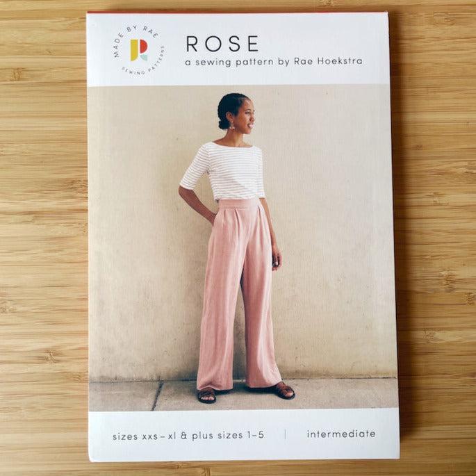 Made by rae-Rose Pants Pattern-sewing pattern-gather here online