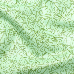Robert Kaufman-Shimmer Floral Lines on Mint-fabric-gather here online