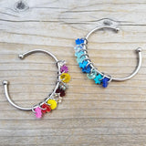 Katrinkles-Cuff Bracelet with Acrylic Stitch Markers-knitting notion-gather here online
