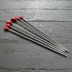 Addi - Straight 8" Aluminum Knitting Needles - US0 / 2mm - gatherhereonline.com