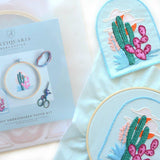 Antiquaria-Cactus Embroidery Patch Kit-embroidery kit-gather here online