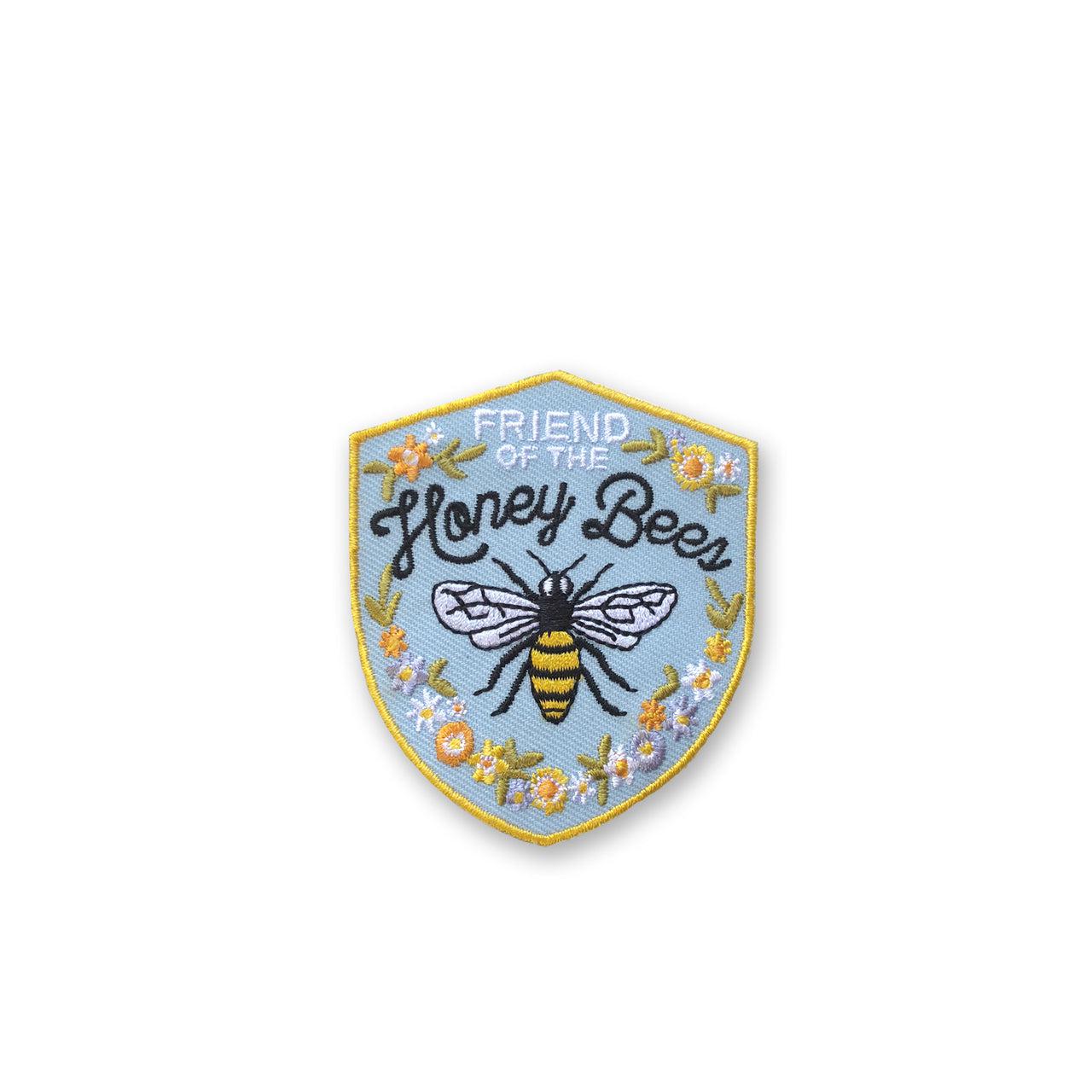 Antiquaria-Honey Bee Embroidery Patch-accessory-gather here online