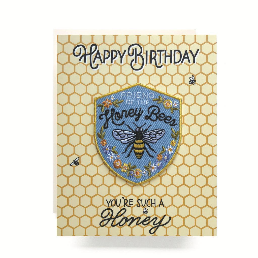 Antiquaria - Honeybee Patch and Greeting Card - - gatherhereonline.com