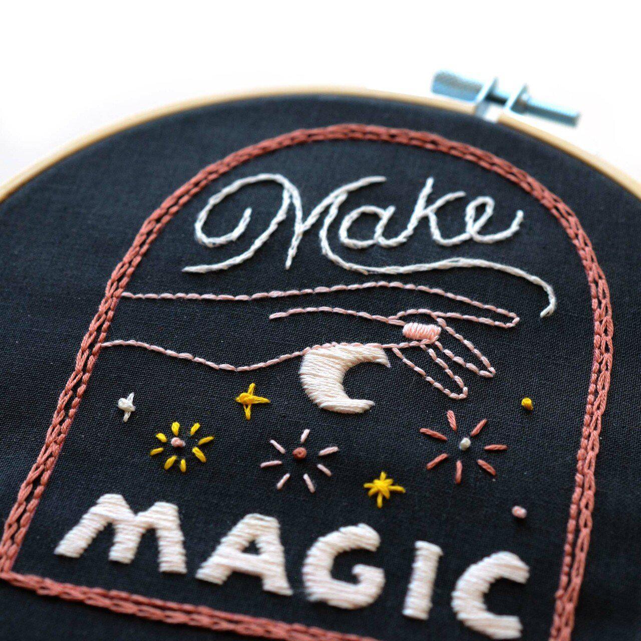 Antiquaria-Make Magic Embroidery Patch DIY Kit-embroidery kit-gather here online