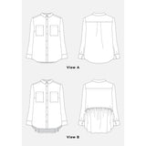 Grainline Studio-Archer Shirt Pattern-sewing pattern-gather here online
