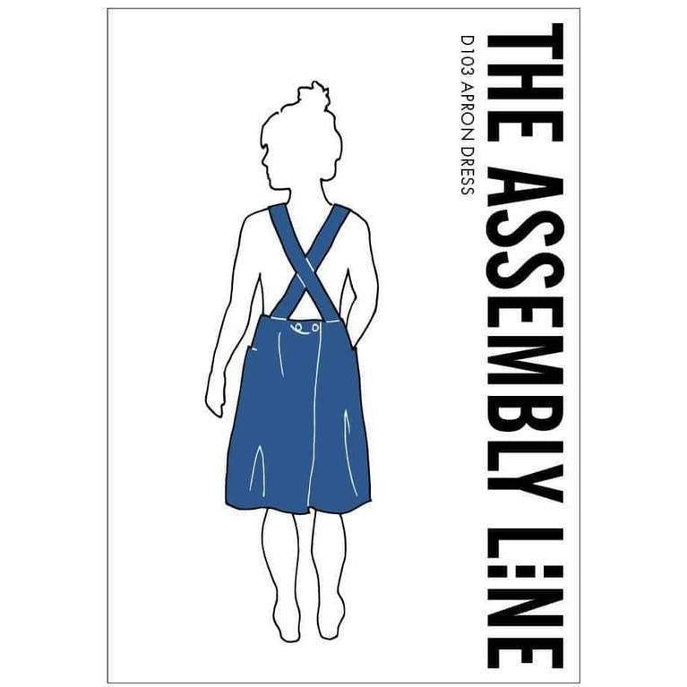 Assembly Line-Apron Dress Pattern-sewing pattern-gather here online