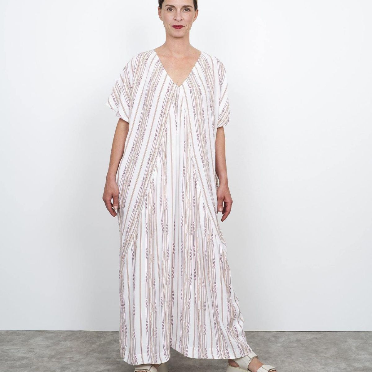 Assembly Line-Minimalist Kaftan Dress Pattern-sewing pattern-gather here online