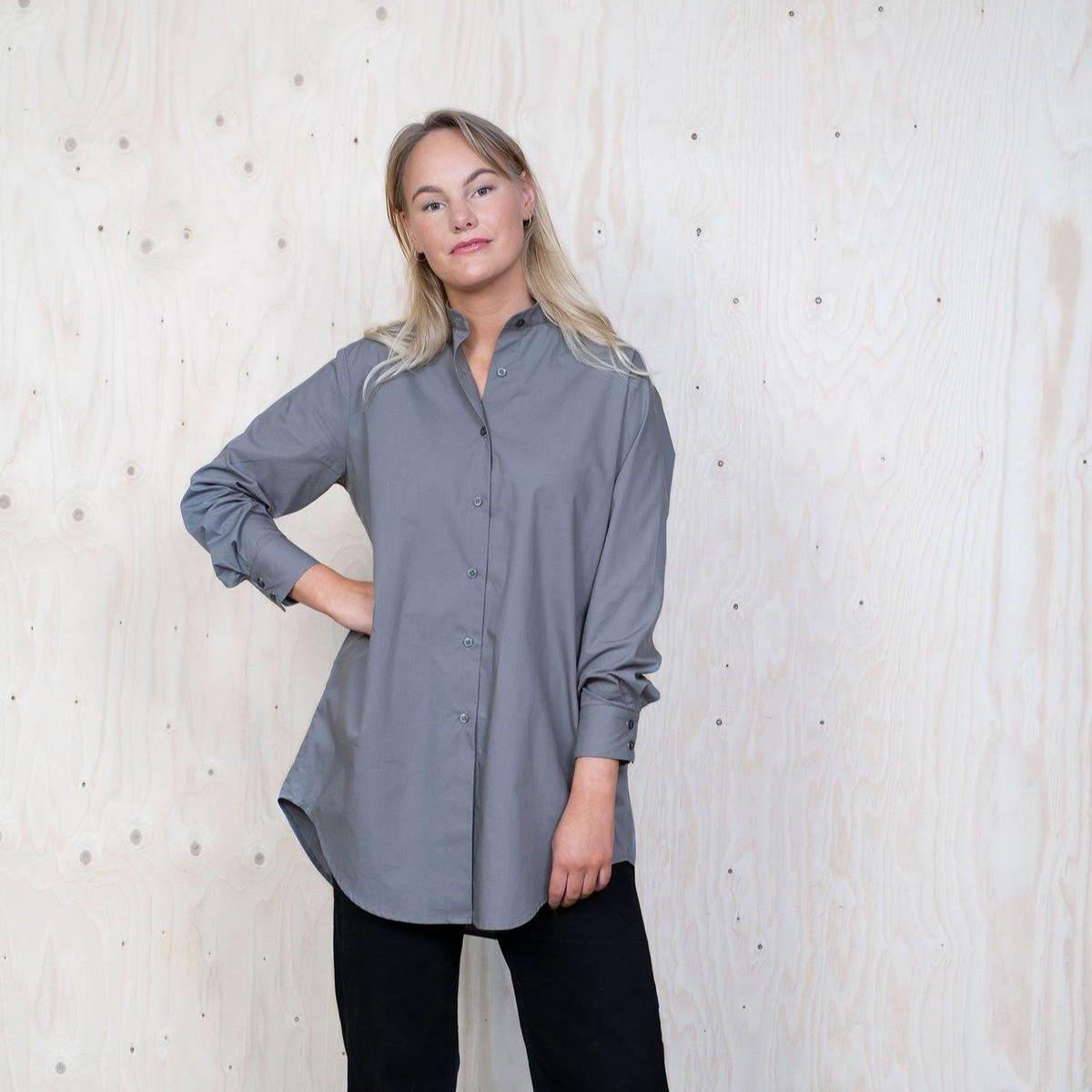 Assembly Line-Oversized Shirt Pattern-sewing pattern-gather here online