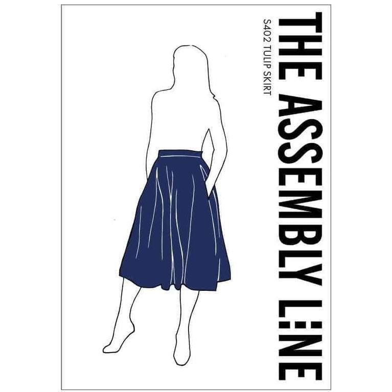 The Assembly LIne-Tulip Skirt Pattern-sewing pattern-gather here online