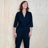 The Assembly LIne-V-Neck Jumpsuit Pattern-sewing pattern-gather here online