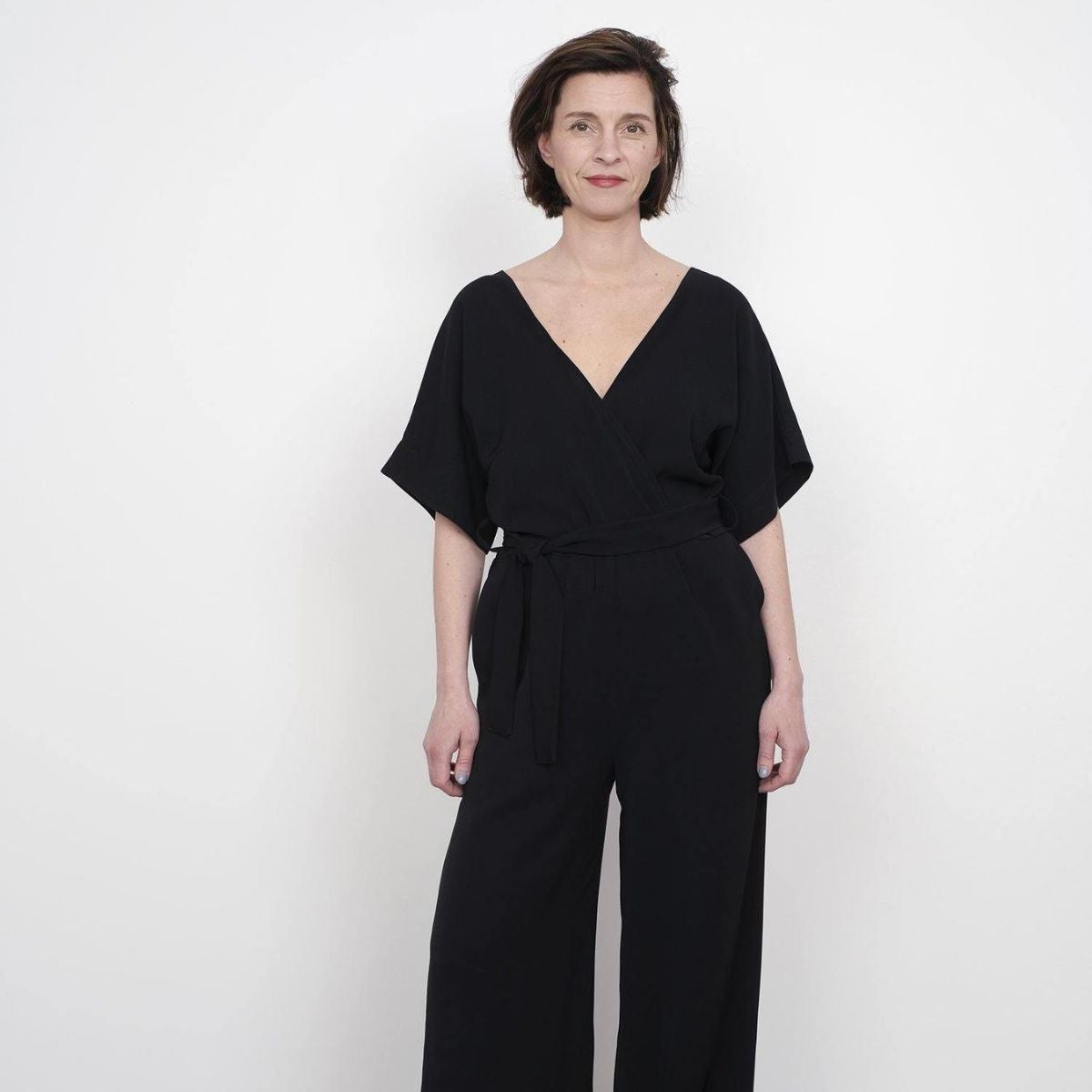 Assembly Line-Wide-Leg Jumpsuit Pattern-sewing pattern-gather here online