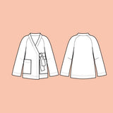 Assembly Line-Wrap Jacket Pattern-sewing pattern-Default-gather here online