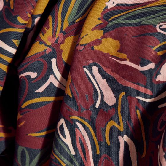 Atelier Brunette-Hilma Rust Viscose Twill-fabric-gather here online