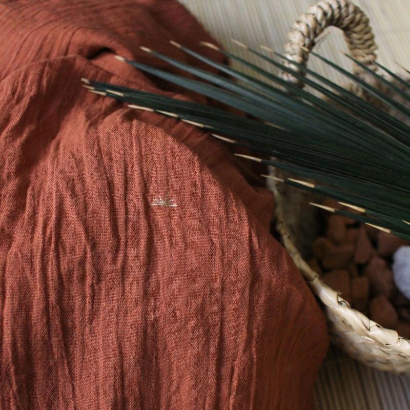 Atelier Brunette - Sunset Chestnut on Cotton Crepe - - gatherhereonline.com