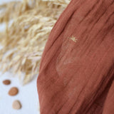Atelier Brunette - Sunset Chestnut on Cotton Crepe - - gatherhereonline.com