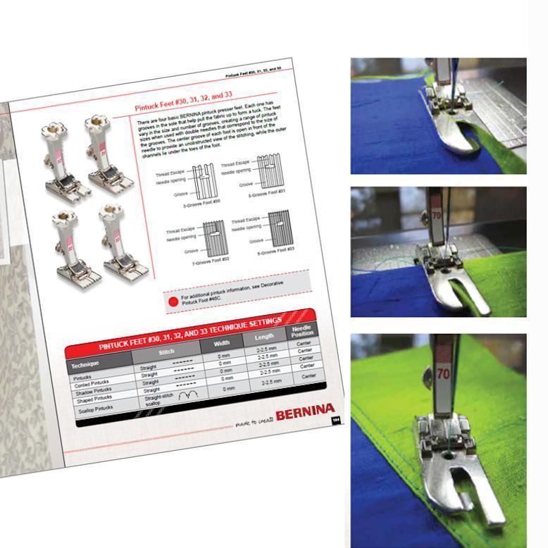 Bernina-Big Book of Presser Feet-book-gather here online