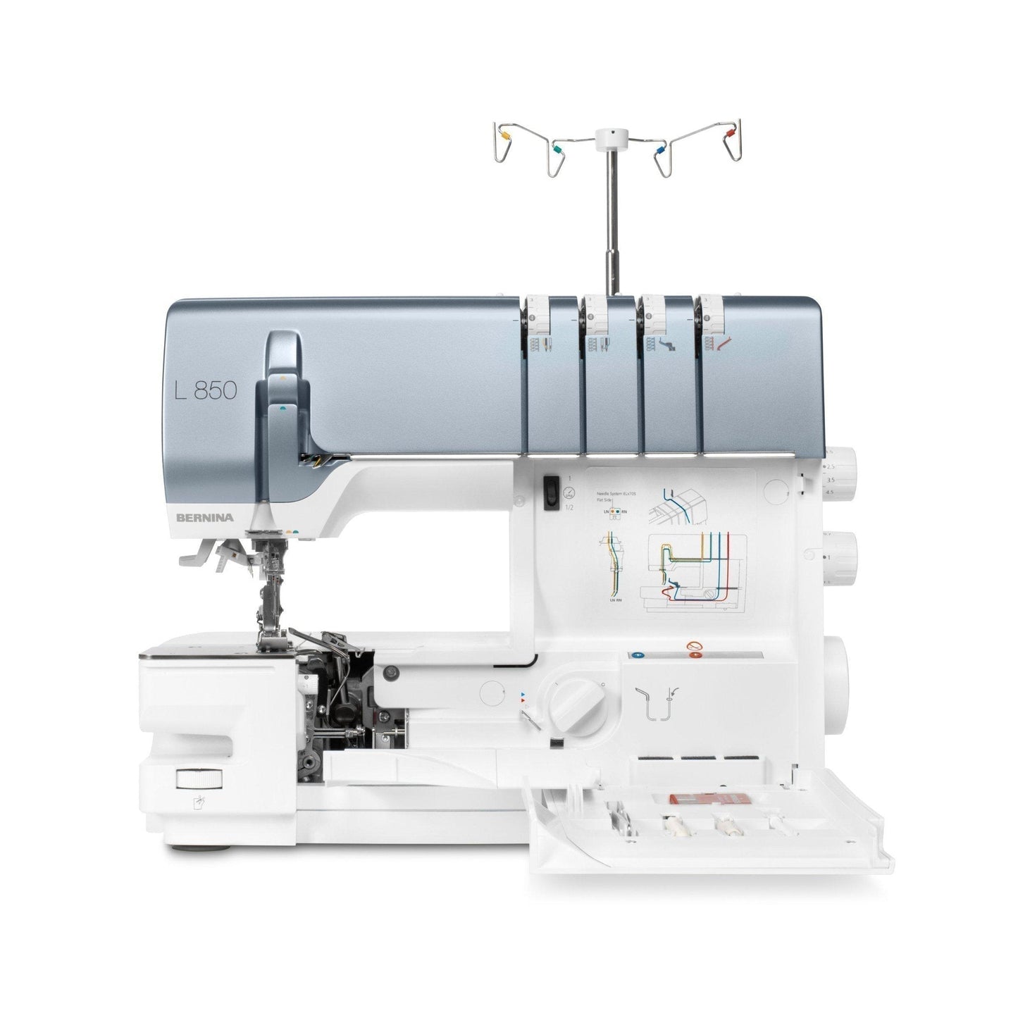 BERNINA-BERNINA L850 Serger-sewing machine-gather here online