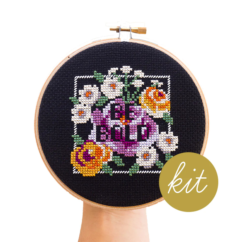 gather here classes-Cross Stitch - Be Bold-class-gather here online