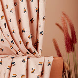 Atelier Brunette-Beryl Blush on Viscose-fabric-gather here online