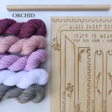 Black Sheep Goods-Weaving Kit: Pop Out Loom & Tools-craft kit-Orchid-gather here online