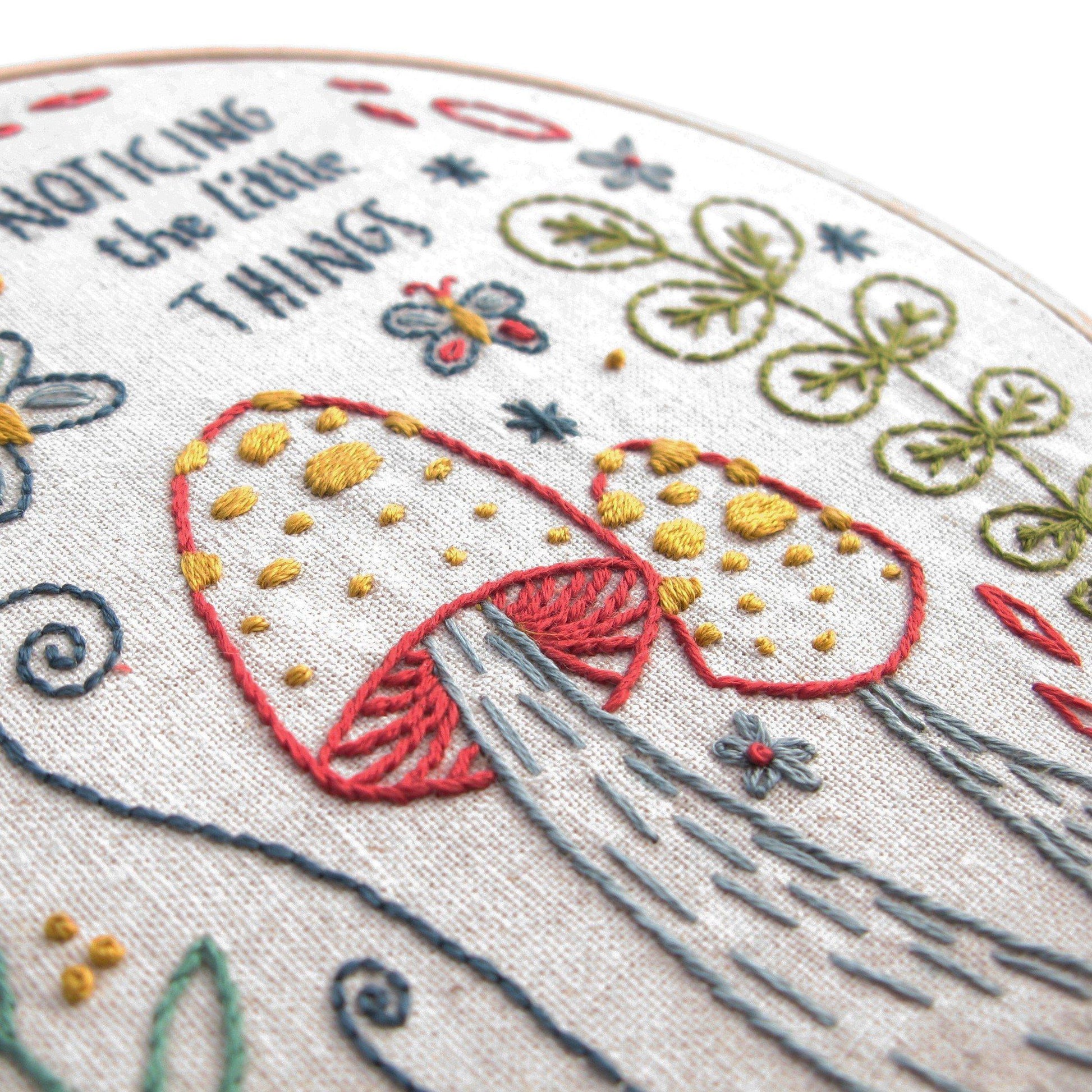 budgiegoods-Noticing Embroidery Kit-embroidery kit-gather here online