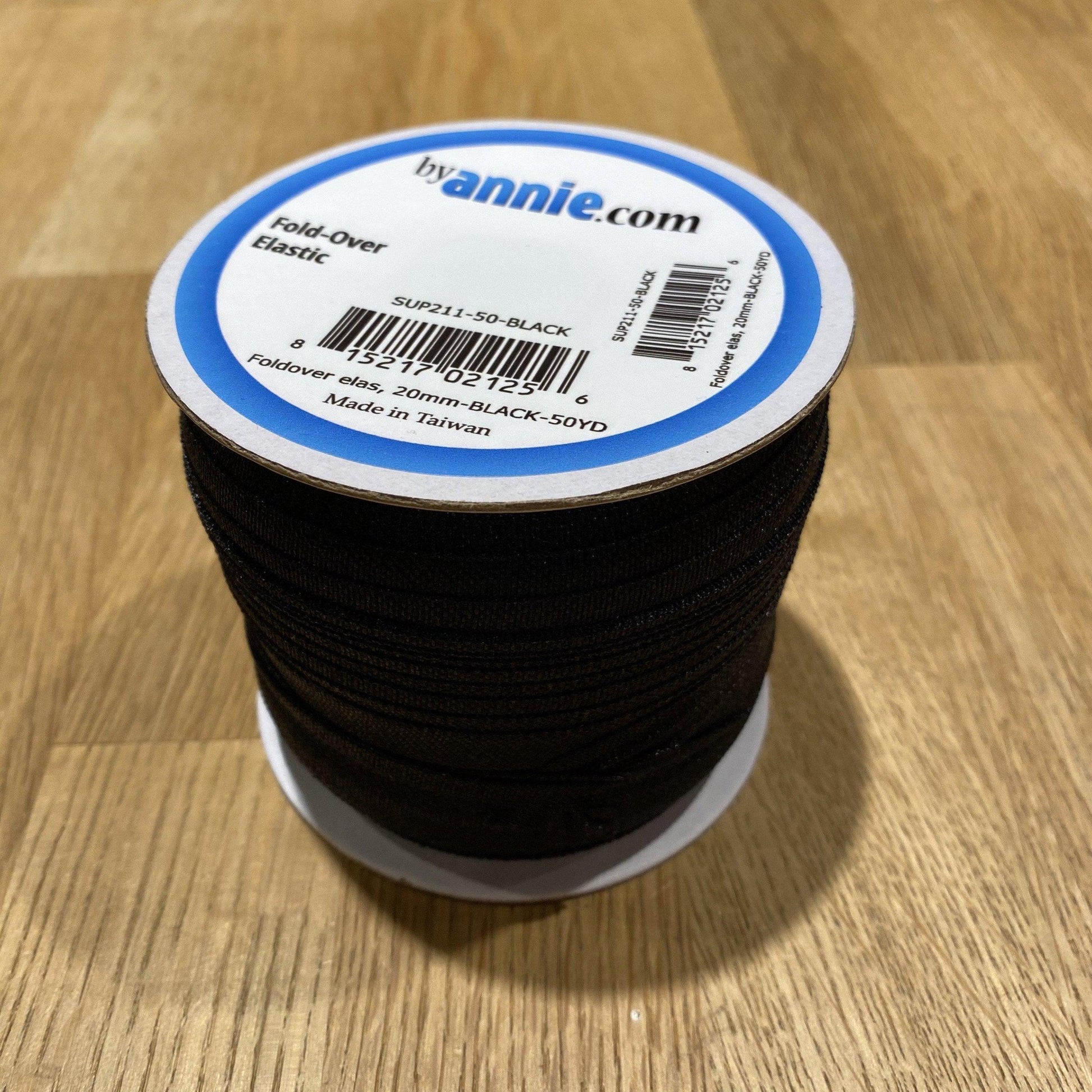 By Annie - 3/4” Fold Over Elastic - 50 yds spool - - gatherhereonline.com