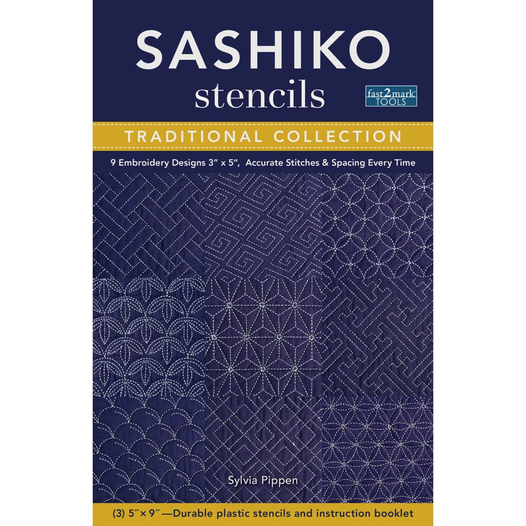 EE Schenck-Sashiko Stencils by Sylvia Pippen-book-gather here online