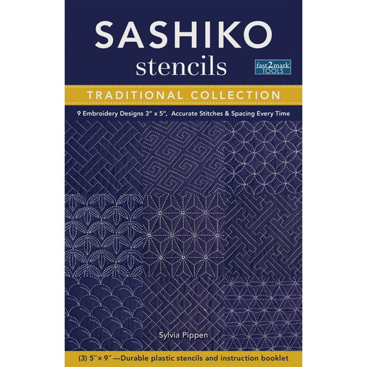 EE Schenck-Sashiko Stencils by Sylvia Pippen-book-gather here online