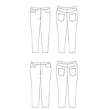 Cashmerette Sewing Patterns-Ames Jeans Pattern-sewing pattern-gather here online