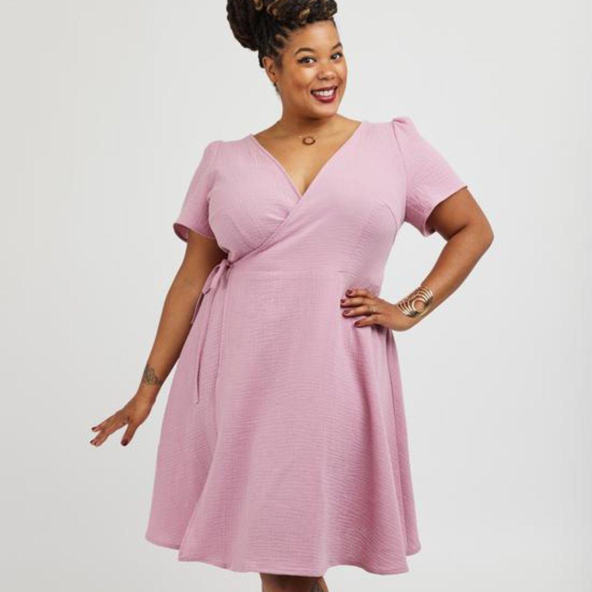 Cashmerette Sewing Patterns-Roseclair Dress Pattern-sewing pattern-gather here online